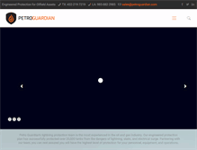 Tablet Screenshot of petroguardian.com